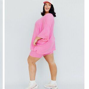 *SOLD*  Ninth & Grace Daily Biker Set in Bubblegum Pink